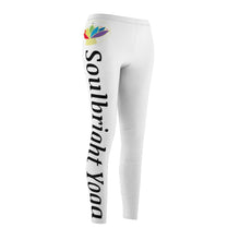 Load image into Gallery viewer, Soulbright Yoga Black on White Leggings