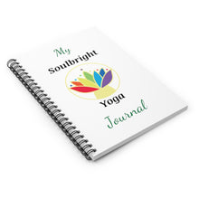 Load image into Gallery viewer, SoulBright Yoga Spiral Notebook - Ruled Line