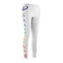 Load image into Gallery viewer, Long Sat Short Nam Chakra White Leggings