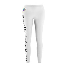Load image into Gallery viewer, Soulbright Yoga Black on White Leggings