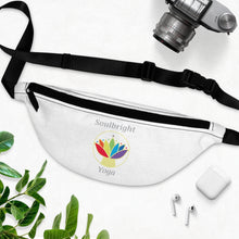 Load image into Gallery viewer, SoulBright Yoga- Fanny Pack- White/Gray