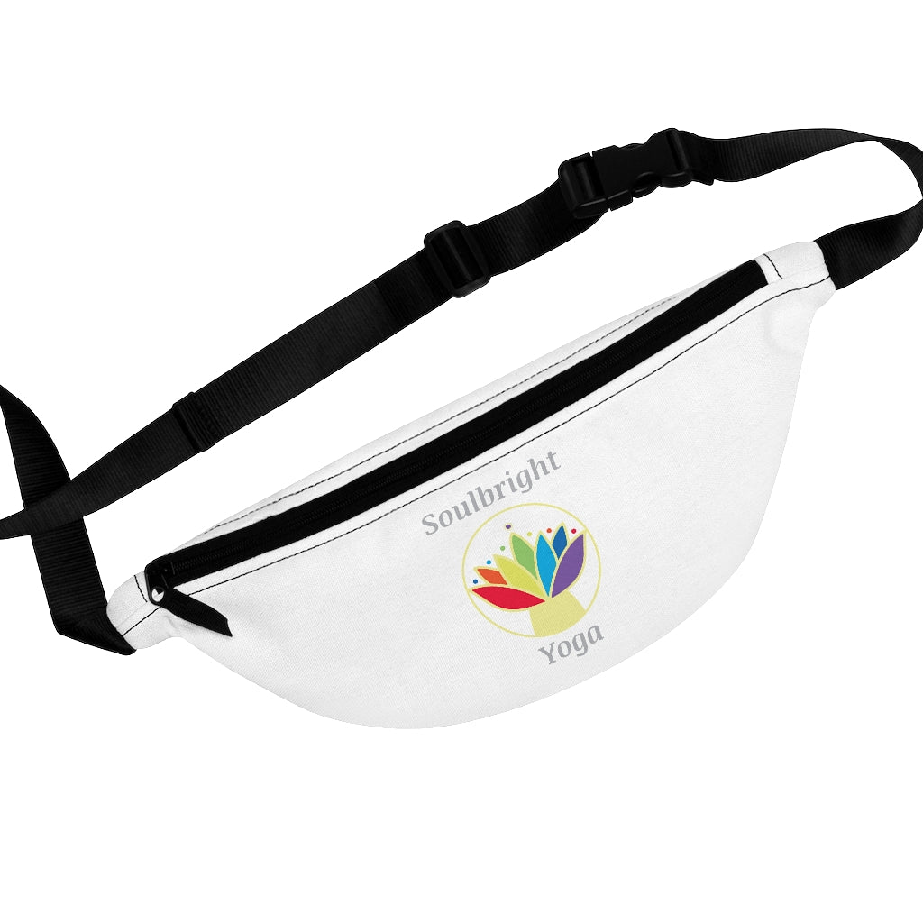 SoulBright Yoga- Fanny Pack- White/Gray